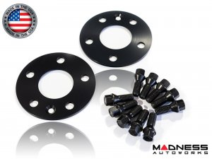 Alfa Romeo Giulia Wheel Spacers - MADNESS - 5mm & 15mm - set of 4 w/ extended bolts
